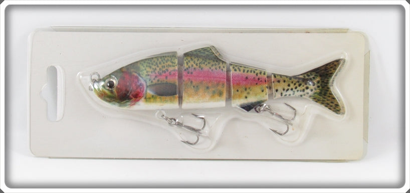 Rainbow Trout Swimbait Lure In Package