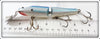 Repainted Creek Chub Silver & Blue Scale Jointed Pikie