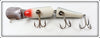 Repainted Creek Chub Silver & Blue Scale Jointed Pikie
