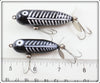 Heddon Black Shore Tiny Torpedo & Baby Torpedo Pair