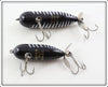 Heddon Black Shore Tiny Torpedo & Baby Torpedo Pair