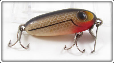 Vintage Wright & McGill Gold Scale Bug A Boo Lure 
