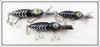 Whopper Stopper Black Shore Hellbender Lot Of Three Lures