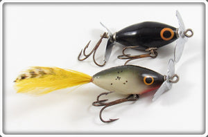 Vintage Phillips Fat Boy & Midget Crippled Killer Lure Pair