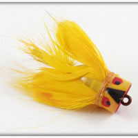 Vintage Heddon Yellow Bass Bug Spook Lure