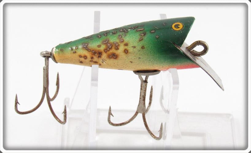 Vintage York Baits Green With Flitter Susquehanna Chub Lure