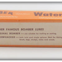 Bomber Black With White Ribs Water Dog In Box