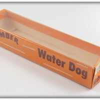 Bomber Black With White Ribs Water Dog In Box