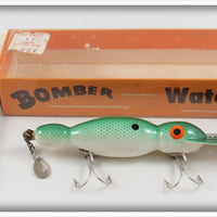 Vintage Bomber Green Shad Water Dog Lure In Box 