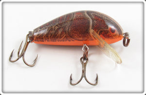 Vintage Rebel Naturalized Crawdad Humpy Floater Lure 