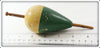 Vintage Green & White Bobber Float