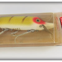 Vintage Heddon Perch Wood Jointed Vamp Lure On Card 