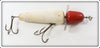 Vintage Pflueger Red Head White Musky Globe 3750 RH Lure