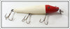Vintage Creek Chub Red Head White Pikie Lure 702