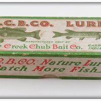 Vintage Creek Chub Unmarked Empty Lure Box