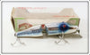 Vintage Creek Chub Chrome Baby Jointed Pikie Lure In Box 2740