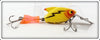 Vintage Heddon Yellow Firetail Sonic Lure 395 Y