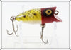 Vintage Heddon Red Head Frog Scale Tiny Lucky 13 370 JRH Lure