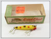 Vintage Creek Chub Yellow Spotted Ultra Light Darter In Box 9014 UL