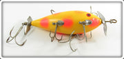 Vintage Long's Sport Shop Yellow Spotted Bon-net Type Lure