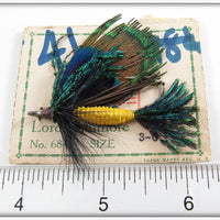 Pflueger Lord Baltimore Ideal Bass Fly On Card