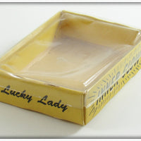 Lucky Lady Fluorscent Red Inner Glow Lure In Box