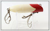 Vintage Larson Bait Co Red & White Weedsplitter Lure