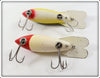 Bomber Frog & Red Head White Model 600 Pair
