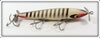 Vintage Smithwick White Black Stripes Devil Horse Lure