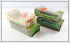Heddon Sonic, Sonar & Tadpolly Lot Of Four Empty Boxes