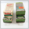 Heddon Sonic, Sonar & Tadpolly Lot Of Four Empty Boxes