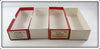 Heddon Special Edition Zaragossa & Vamp Empty Box Pair