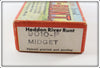 Heddon Shiner Scale Midget River Runt Empty Box 9010P