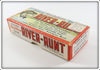 Heddon Silver Shore Midget Go Deeper River Runt Empty Box D 9010 XRS