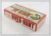 Heddon Silver Shore Midget Go Deeper River Runt Empty Box D 9010 XRS