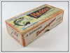 Heddon Red & White Shore Crazy Crawler Empty Box 2120 XRW