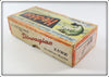 Heddon Red & White Shore Crazy Crawler Empty Box 2120 XRW