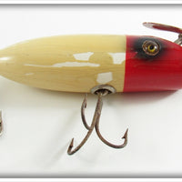 South Bend Red & White Fisherman Altered Babe Oreno Lure