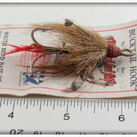 South Bend Bucktail Hook On Card