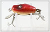 Vintage Paw Paw Red & Gold Scale Jig A Lure