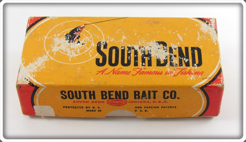 South Bend Red Arrowhead White Bass Oreno Empty Lure Box