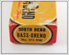 South Bend Red Arrowhead White Bass Oreno Empty Box