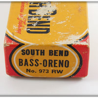 South Bend Red Arrowhead White Bass Oreno Empty Box