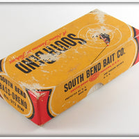 South Bend Red Arrowhead White Bass Oreno Empty Box