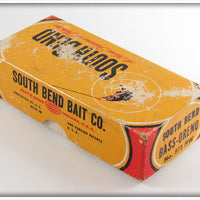 South Bend Red Arrowhead White Bass Oreno Empty Box