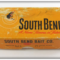 South Bend Red Arrowhead White Bass Oreno Empty Lure Box