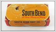 South Bend Red Arrowhead White Bass Oreno Empty Lure Box