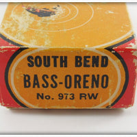 South Bend Red Arrowhead White Bass Oreno Empty Box