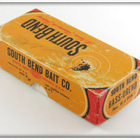 South Bend Red Arrowhead White Bass Oreno Empty Box