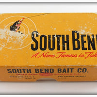 South Bend Red Arrowhead White Bass Oreno Empty Lure Box